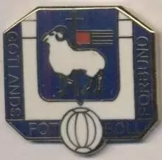 Готланд,федерація футболу (не-ФІФА) ЕМАЛЬ /Gotland football federation pin badge