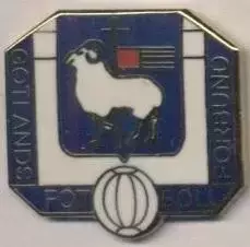 Готланд,федерація футболу (не-ФІФА) ЕМАЛЬ /Gotland football federation pin badge