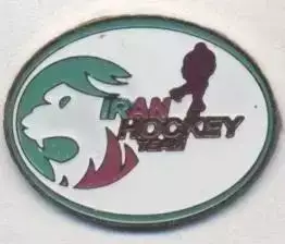 Іран, федерація хокею, важмет / Iran ice hockey association federation pin badge
