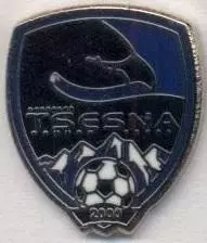 футбол.клуб Цесна Алмати (Казахстан) ЕМАЛЬ/Tsesna Almaty,Kazakhstan football pin