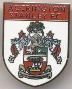 футбол.клуб Аккрінгтон (Англія)1 ЕМАЛЬ/Accrington Stanley,England football badge