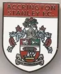футбол.клуб Аккрінгтон (Англія)1 ЕМАЛЬ/Accrington Stanley,England football badge