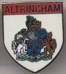 футбольний клуб Олтрингем (Англія)1 ЕМАЛЬ / Altrincham FC,England football badge