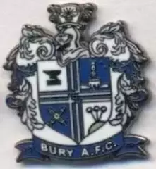 футбольний клуб Бері (Англія)4 ЕМАЛЬ / Bury FC,England football enamel pin badge