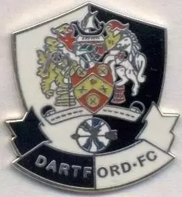 футбол.клуб Дартфорд (Англія ЕМАЛЬ/Dartford FC,England football enamel pin badge