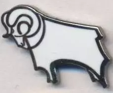 футбол.клуб Дербі Каунті (Англія)4 ЕМАЛЬ/Derby County,England football pin badge