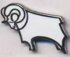 футбол.клуб Дербі Каунті (Англія)4 ЕМАЛЬ/Derby County,England football pin badge