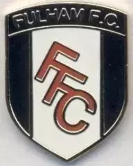 футбол.клуб Фулхем (Англія) ЕМАЛЬ / Fulham FC, England football enamel pin badge
