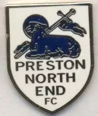футбол.клуб Престон Н.Е.(Англія1 ЕМАЛЬ/Preston North End FC,England football pin