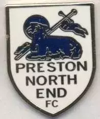 футбол.клуб Престон Н.Е.(Англія1 ЕМАЛЬ/Preston North End FC,England football pin