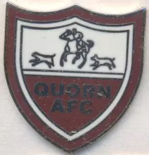 футбольний клуб Кворн (Англія) ЕМАЛЬ /Quorn FC,England football enamel pin badge