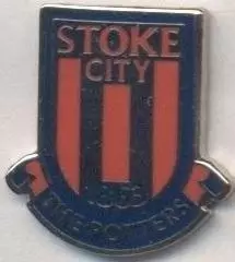 футбол.клуб Сток Сіті (Англія)1 ЕМАЛЬ / Stoke City FC,England football pin badge
