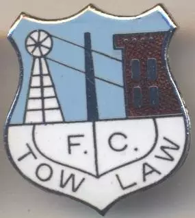 футбольний клуб Тау-Ло (Англія) ЕМАЛЬ / Tow Law FC,England football enamel badge