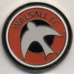 футбол.клуб Волсолл (Англія) ЕМАЛЬ /Walsall FC,England football enamel pin badge