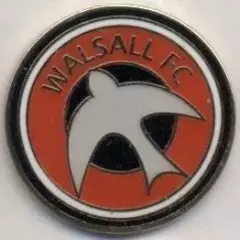 футбол.клуб Волсолл (Англія) ЕМАЛЬ /Walsall FC,England football enamel pin badge