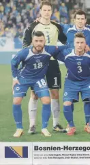постер А4 футбол зб. Боснія 2014 Кікер / Bosnia&H. national football team poster