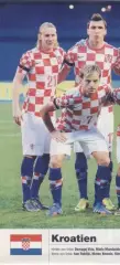 постер А4 футбол зб. Хорватія 2014 Кікер / Croatia national football team poster