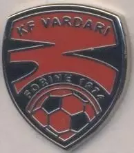 футбол.клуб Вардарі Ф.(Македонія) ЕМАЛЬ/FK Vardari Forino,Macedonia football pin