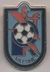 футбольний клуб Руфейя (Македонія) ЕМАЛЬ/Rrufeja Miletine,Macedonia football pin