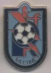 футбольний клуб Руфейя (Македонія) ЕМАЛЬ/Rrufeja Miletine,Macedonia football pin