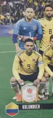 постер А4 футбол зб.Колумбія 2018 Кікер / Colombia national football team poster