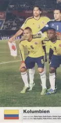 постер А4 футбол зб.Колумбія 2014 Кікер / Colombia national football team poster
