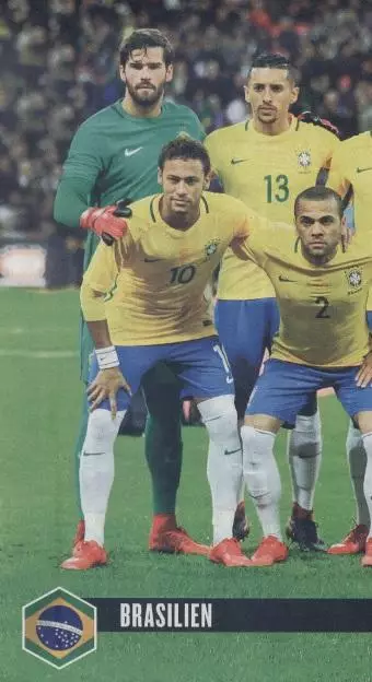постер А4 футбол зб. Бразилія 2018 Кікер / Brazil national football team poster