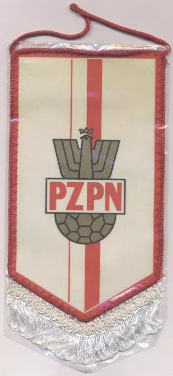 вимпел 21х11 федерація футболу Польща офіц. / Poland football federation pennant