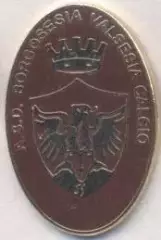 футбол.клуб Боргосезія (Італія) офіц. ЕМАЛЬ /Borgosesia,Italy football pin badge