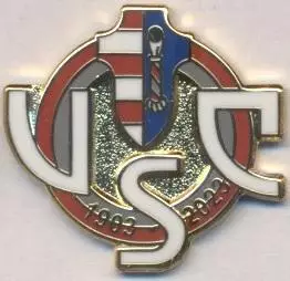 футбольний клуб Кремонезе (Італія)2 ЕМАЛЬ /US Cremonese,Italy football pin badge