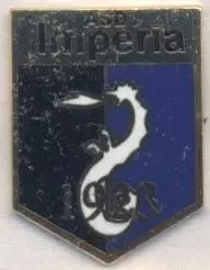 футбол.клуб Імперія (Італія)2 ЕМАЛЬ /ASD Imperia,Italy football enamel pin badge