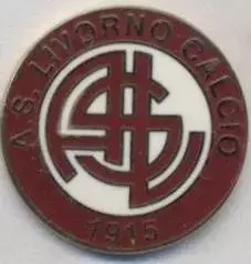 футбол.клуб Ліворно (Італія)2 ЕМАЛЬ / AS Livorno Calcio,Italy football pin badge