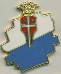 футбол.клуб Тревізо (Італія)1 ЕМАЛЬ / FC Treviso,Italy football enamel pin badge