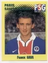 наклейка футбол Франк Гава (Франція) /Franck Gava,Paris SG,France player sticker