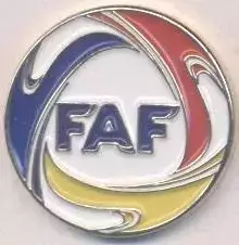 Андорра, федерація футболу, важмет2 офіц./ Andorra football federation pin badge