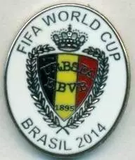 Бельгія,федерація футболу,№4 ЕМАЛЬ /Belgium football federation enamel pin badge