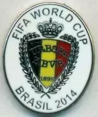 Бельгія,федерація футболу,№4 ЕМАЛЬ /Belgium football federation enamel pin badge