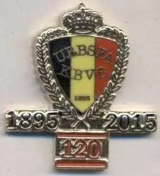 Бельгія,федерація футболу,ювілей 120 ЕМАЛЬ/Belgium football federation pin badge