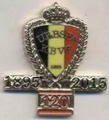 Бельгія,федерація футболу,ювілей 120 ЕМАЛЬ/Belgium football federation pin badge