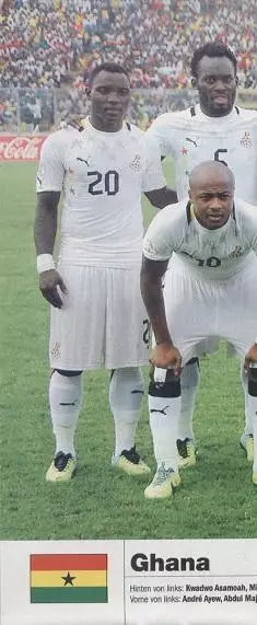 постер А4 футбол зб. Гана 2014 Кікер /Ghana national football team Kicker poster