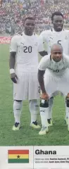 постер А4 футбол зб. Гана 2014 Кікер /Ghana national football team Kicker poster