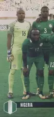 постер А4 футбол зб. Нігерія 2018 Кікер / Nigeria national football team poster