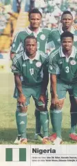 постер А4 футбол зб. Нігерія 2014 Кікер / Nigeria national football team poster