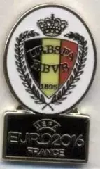 Бельгія,федерація футболу,Євро-16,№1 ЕМАЛЬ/Belgium football federation pin badge