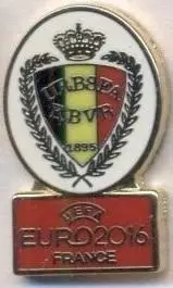 Бельгія,федерація футболу,Євро-16,№2 ЕМАЛЬ/Belgium football federation pin badge