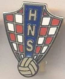 Хорватія, федерація футболу №6 ЕМАЛЬ / Croatia football federation enamel badge