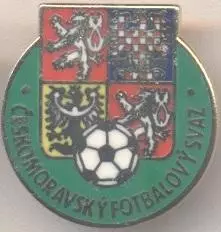 Чехія, федерація футболу, №3, ЕМАЛЬ / Czechia football federation enamel badge