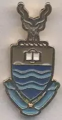 футбол.клуб Вітс Юніверсіті ПАР важмет/Wits University,South Africa football pin