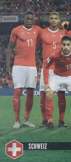 постер А4 футбол зб.Швейцарія 2018 Кікер /Switzerland natio.football team poster