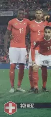 постер А4 футбол зб.Швейцарія 2018 Кікер /Switzerland natio.football team poster